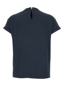 Brunello Cucinelli T-shirts and Polos Blue - Img 2