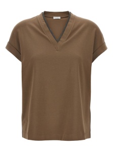 Brunello Cucinelli T-shirts and Polos Brown