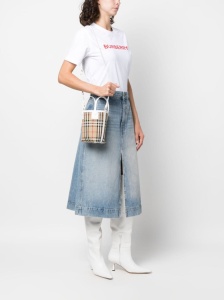 Burberry check motif mini bucket bag - Img 2
