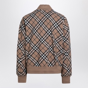 Burberry Check pattern zipped cardigan - Img 2