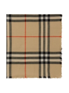 Burberry Check wool scarf - Img 3