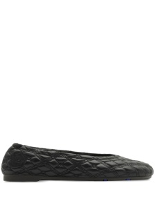 Burberry leather sadler ballerinas