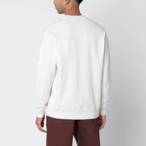 C.P. Company White wool and cotton sweater - Img 2