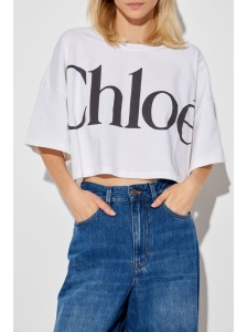 Chloé Chloè T-shirts and Polos White - Img 2