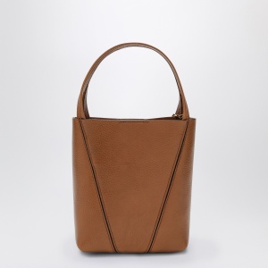 Chloé Small Spin brown leather tote bag - Img 2