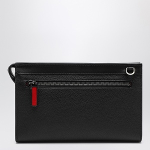 Christian Louboutin Black leather shoulder bag with studs - Img 2