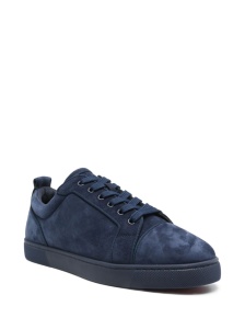 Christian Louboutin Rantulow Sneakers - Veau velours - Zaffiro - Img 4
