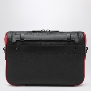 Christian Louboutin Ruisbuddy black grained leather shoulder bag - Img 2