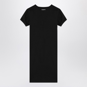 Coperni Black mini dress with heart - Img 2