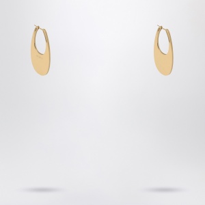 Coperni Large golden Swipe earrings - Img 2