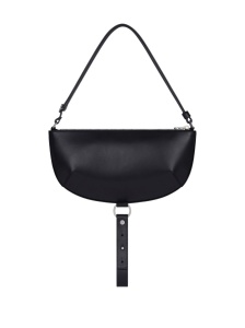 Courreges Pre half-moon leather shoulder bag - Img 2