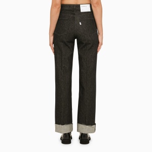 DEPARTMENT 5 Black cotton Babalù jeans - Img 2