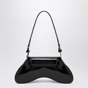 Diesel Large Play bag in black patent leather - Img 2