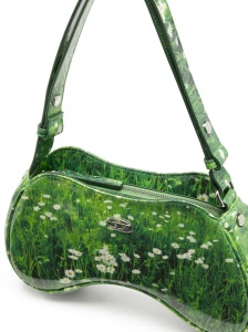 Diesel Play-Glossy shoulder bag with print - Img 3