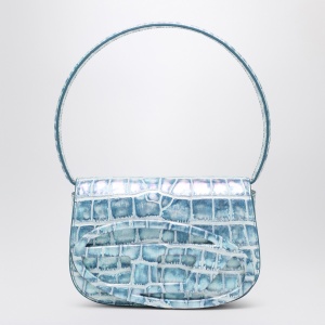 Diesel Shoulder bag 1DR-Iconic blue coconut effect