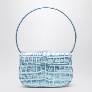 Diesel Shoulder bag 1DR-Iconic blue coconut effect - Img 2
