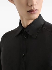 Dolce & Gabbana DG logo martini jacquard shirt - Img 2