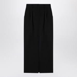 Dolce & Gabbana Dolce&Gabbana Black gabardine wool pencil skirt