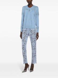 Dolce & Gabbana Embroidered Lace Trousers - Img 2