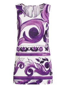 Dolce & Gabbana Maiolica print tank top