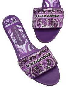 Dolce & Gabbana Sandals Purple - Img 4