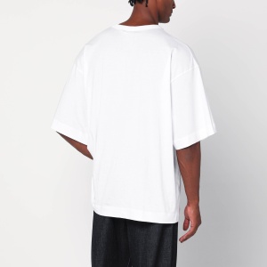 Dries Van Noten Oversized white cotton T-shirt - Img 2