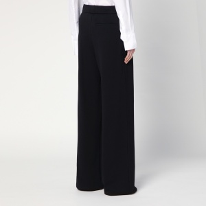 Dries Van Noten Wide black cotton trousers - Img 2