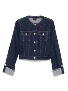 Emporio Armani Coats Blue