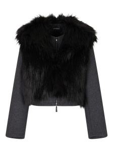 Emporio Armani Coats Grey