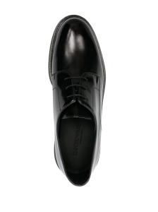 EMPORIO ARMANI EXCLUSIVE Derby shoes in buffed leather - Img 2