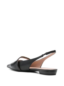 EMPORIO ARMANI EXCLUSIVE Emporio Armani leather ballet flats - Img 2