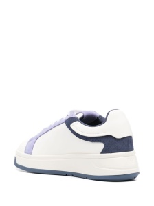 EMPORIO ARMANI EXCLUSIVE Emporio Armani Leather sneakers with suede details and eagle plate - Img 4