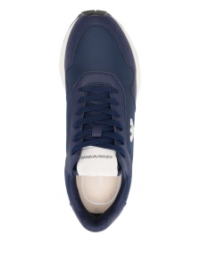 EMPORIO ARMANI EXCLUSIVE Logo-appliqué panelled sneakers - Img 2