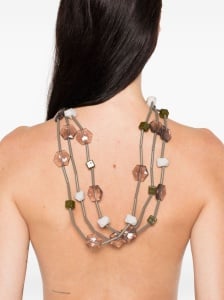 EMPORIO ARMANI EXCLUSIVE Multi-strand necklace with geometric elements - Img 2