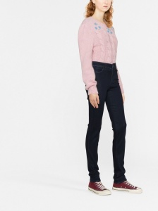Emporio Armani high-waisted slim-cut Trousers - Img 4