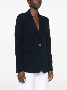 Emporio Armani Icon single-breasted blazer in an embossed jacquard knit jersey - Img 3