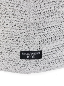 Emporio Armani knitted Cotton blend beanie - Img 2