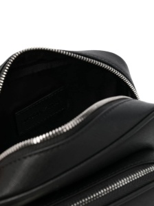 Emporio Armani Logo-plaque leather messenger bag - Img 3