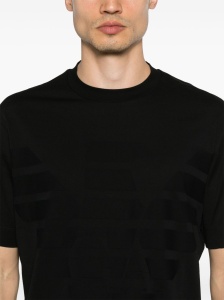 Emporio Armani logo-print cotton T-shirt - Img 4