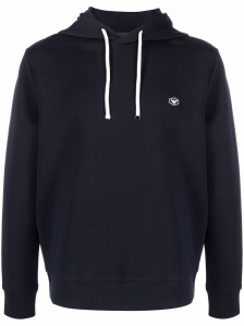 Emporio Armani long-sleeved Logo Patch Hoodie