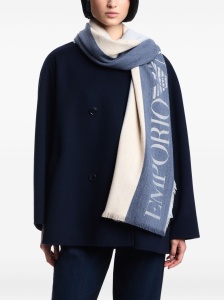 Emporio Armani Stole with multicoloured vertical bands - Img 3