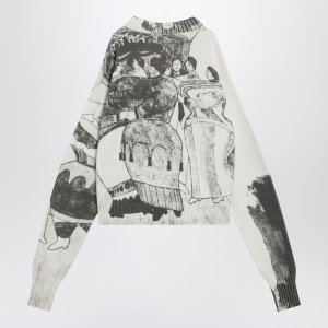 Enfants Riches Déprimés The Ballroom Dance sweater in black/ivory - Img 2