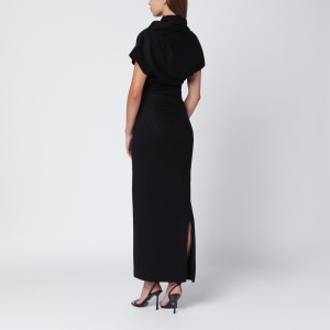 Entire Studios Black wool midi dress - Img 2