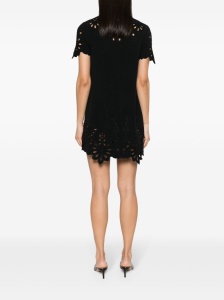 Ermanno Scervino Embroidered cotton short dress - Img 3