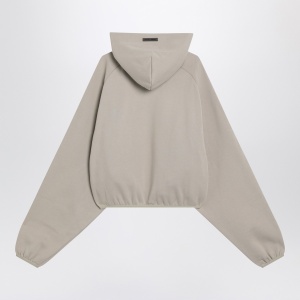 Fear of God Essentials Greige brushed cotton sweatshirt - Img 2