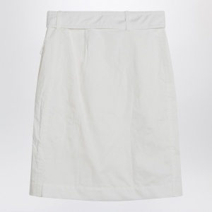 Ferragamo White wrap skirt in cotton blend - Img 2