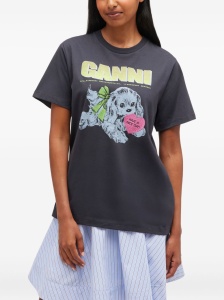 GANNI T-shirts and Polos Grey - Img 2