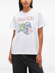 GANNI T-shirts and Polos White - Img 4