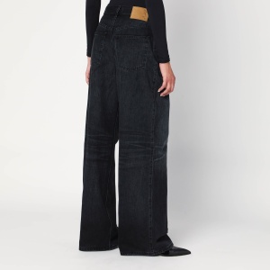 HAIKURE Wide Candy black denim jeans - Img 2
