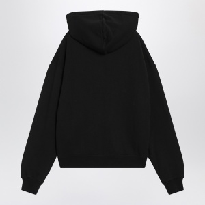 JACQUEMUS Black cotton zip-up hoodie - Img 2